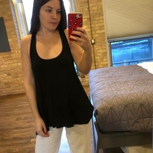 Black Racer Back Tank by Tart